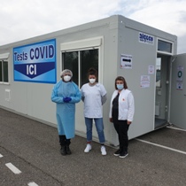 Ouverture d'un centre de dépistage Covid Palmrain