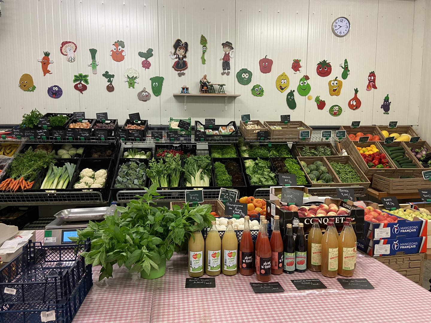 commerce de légume